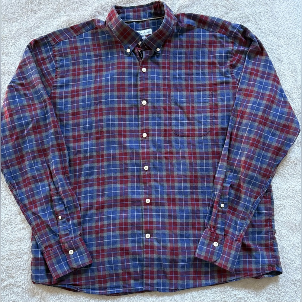 Peter Millar Casual Plaid Shirt - XL